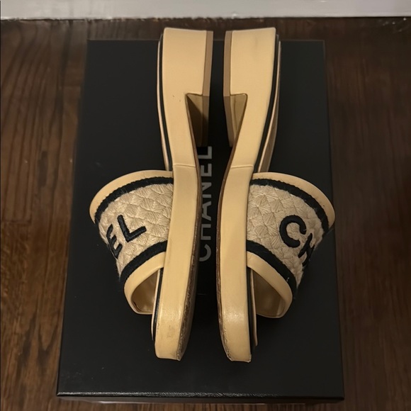 CHANEL Sandals Size 38.5
